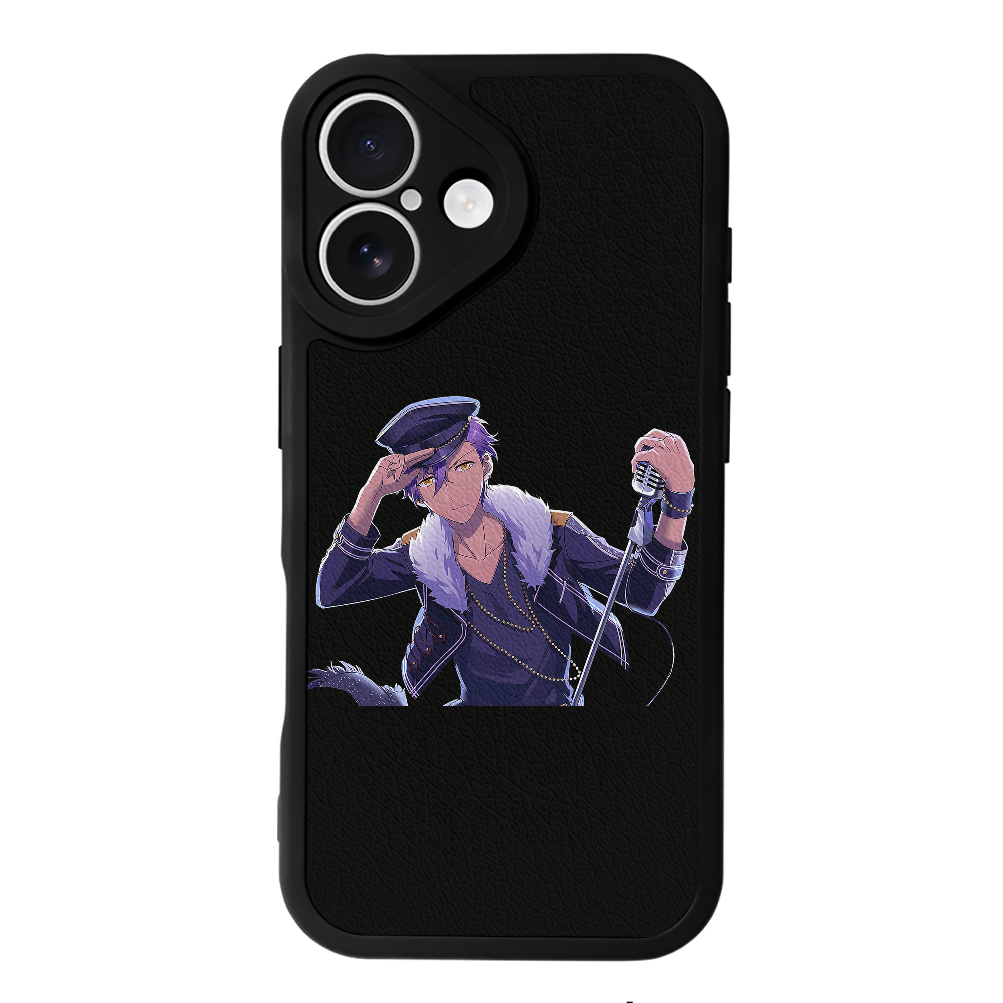 （画像用） あんさんぶるスターズ! Ensemble Stars 【iPhone 16シリーズ対応】シリコンスマホケース（レザー調） 材質：シリコン